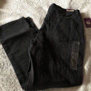Gloria Vanderbilt Black Corduroy Pants with Tag